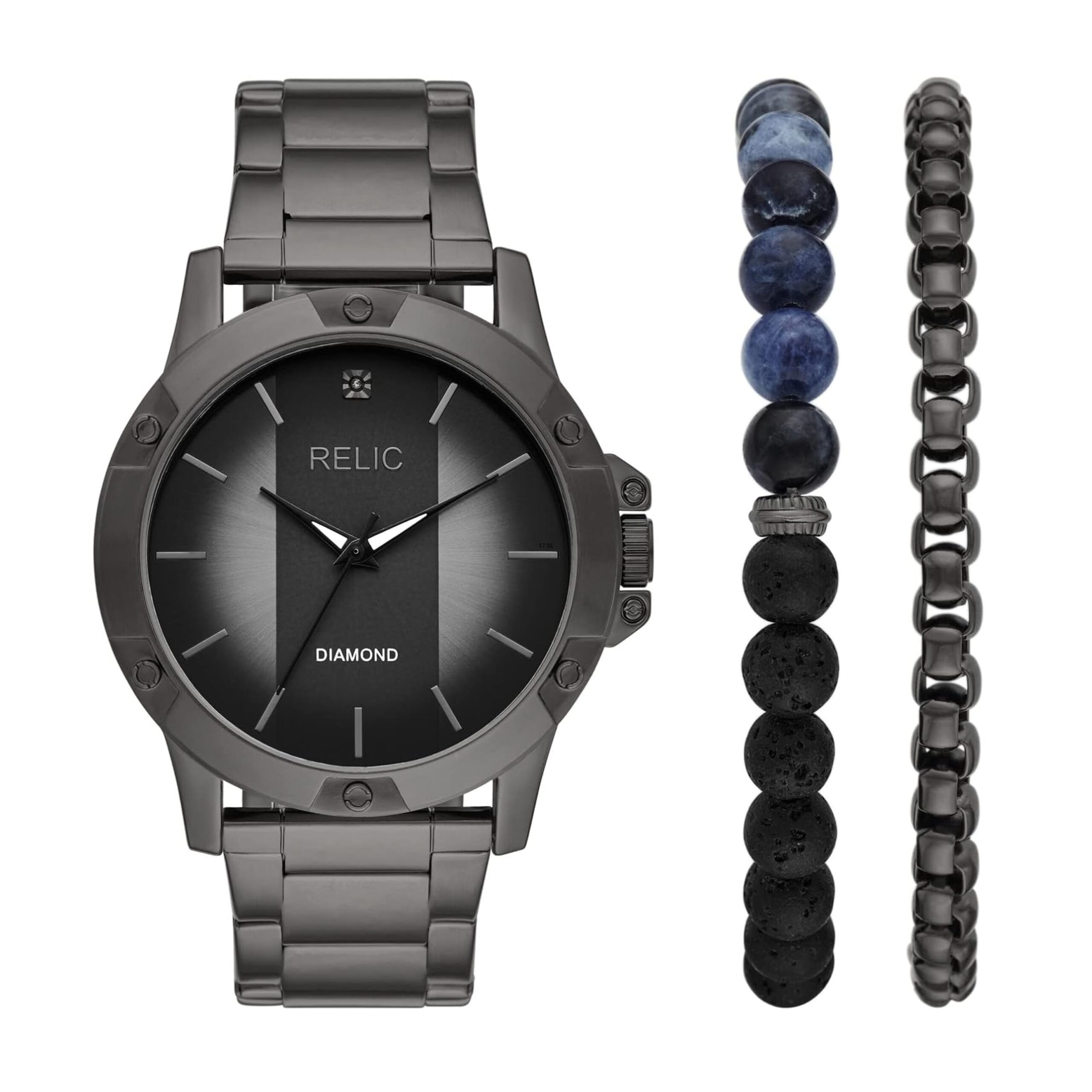 Rylan Black Metal Watch Gift Set - Mik Zenon