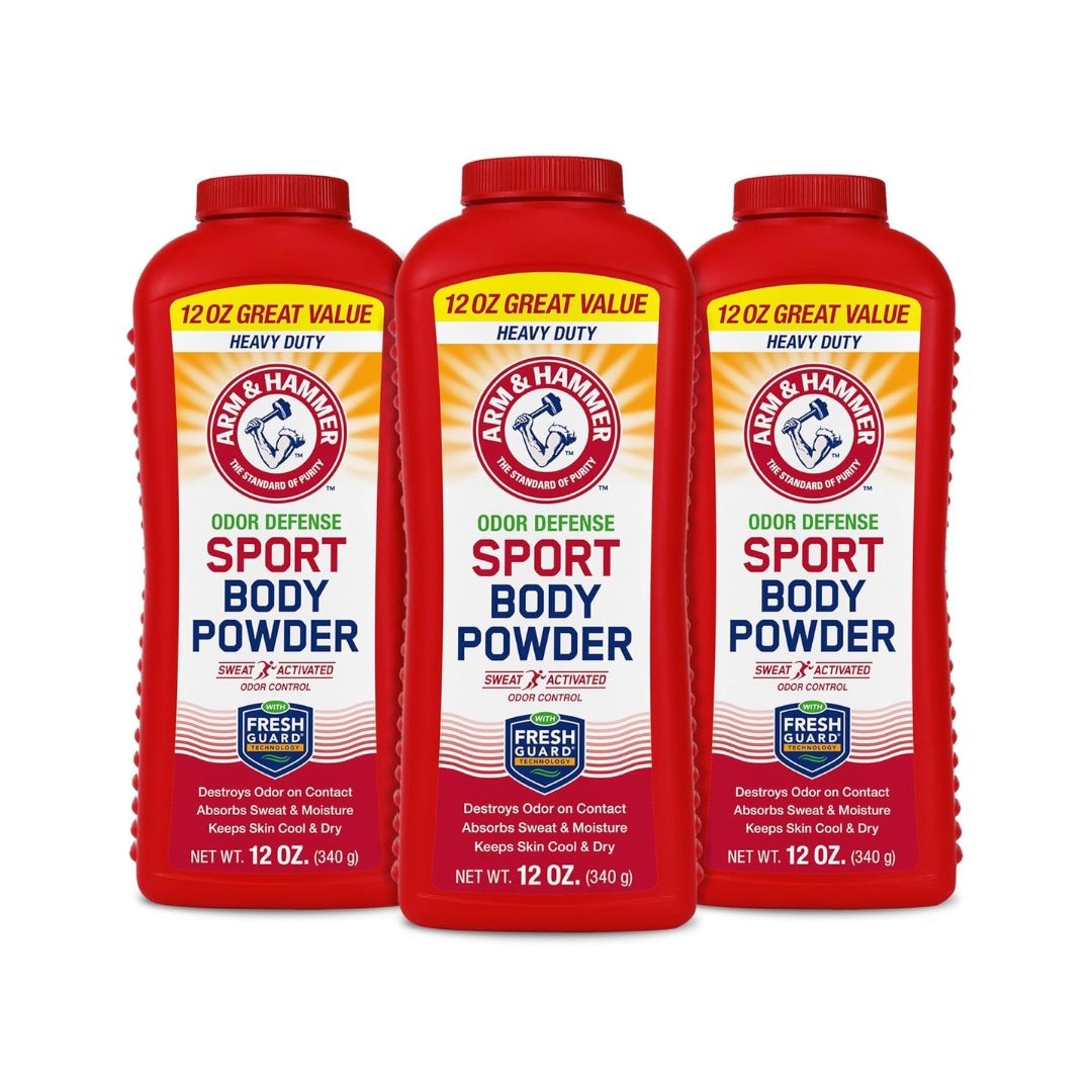 Arm & Hammer Sport Body Powder 3 PK - Mik Zenon