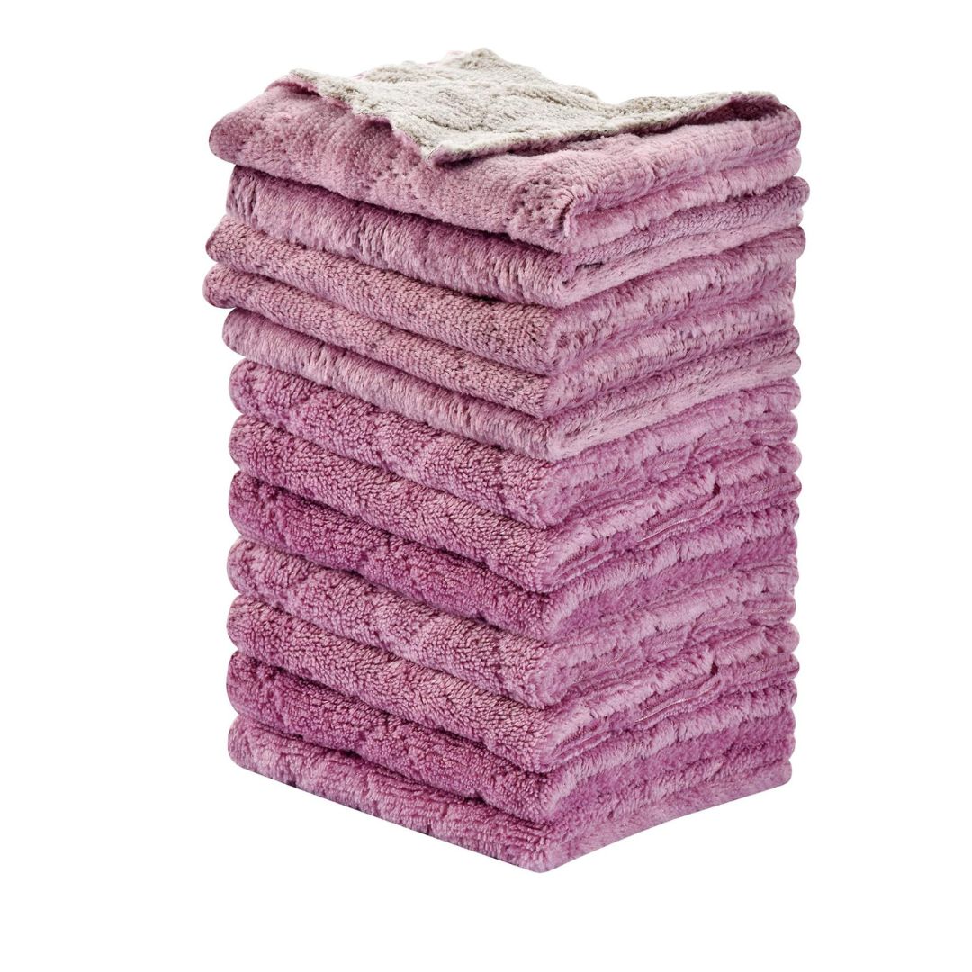 Microfiber Cleaning Rags 12 Pcs - Mik Zenon