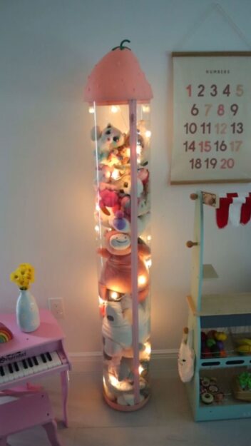 vertical toy storage