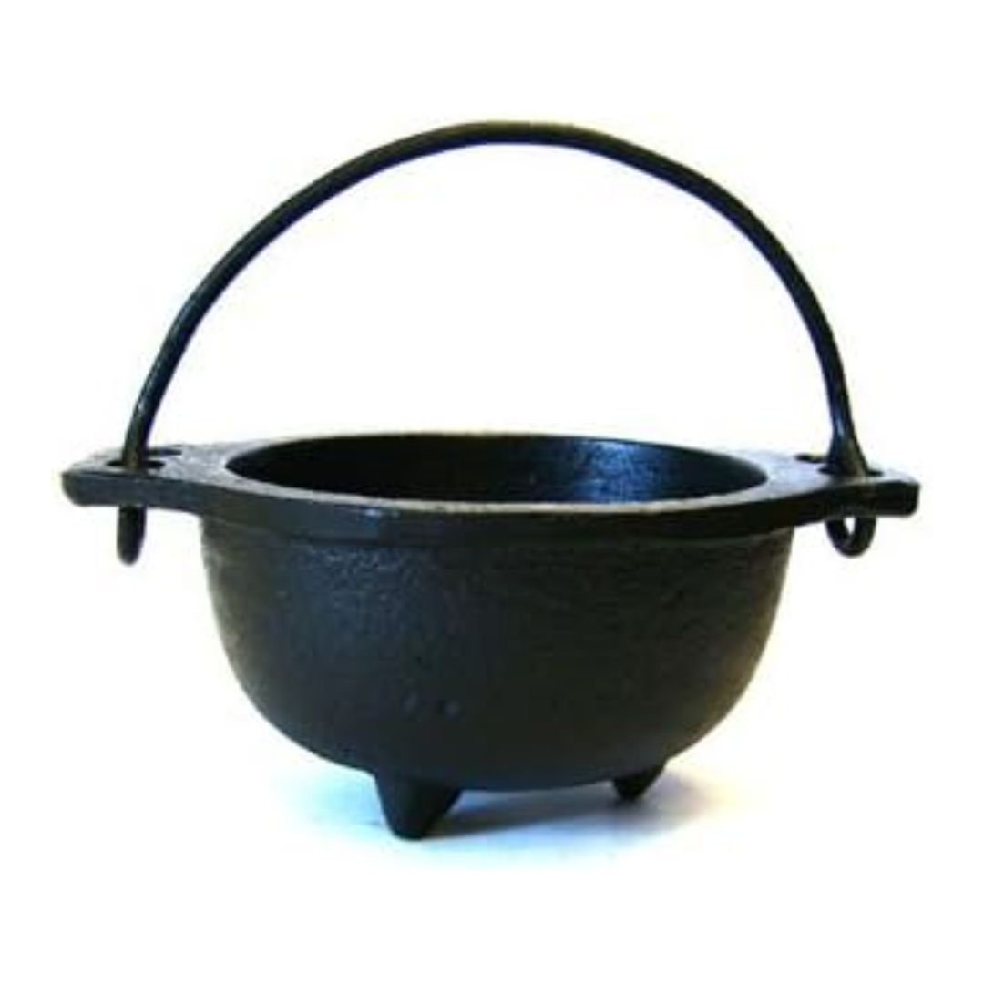 Cast Iron Cauldron with Handle - Mik Zenon