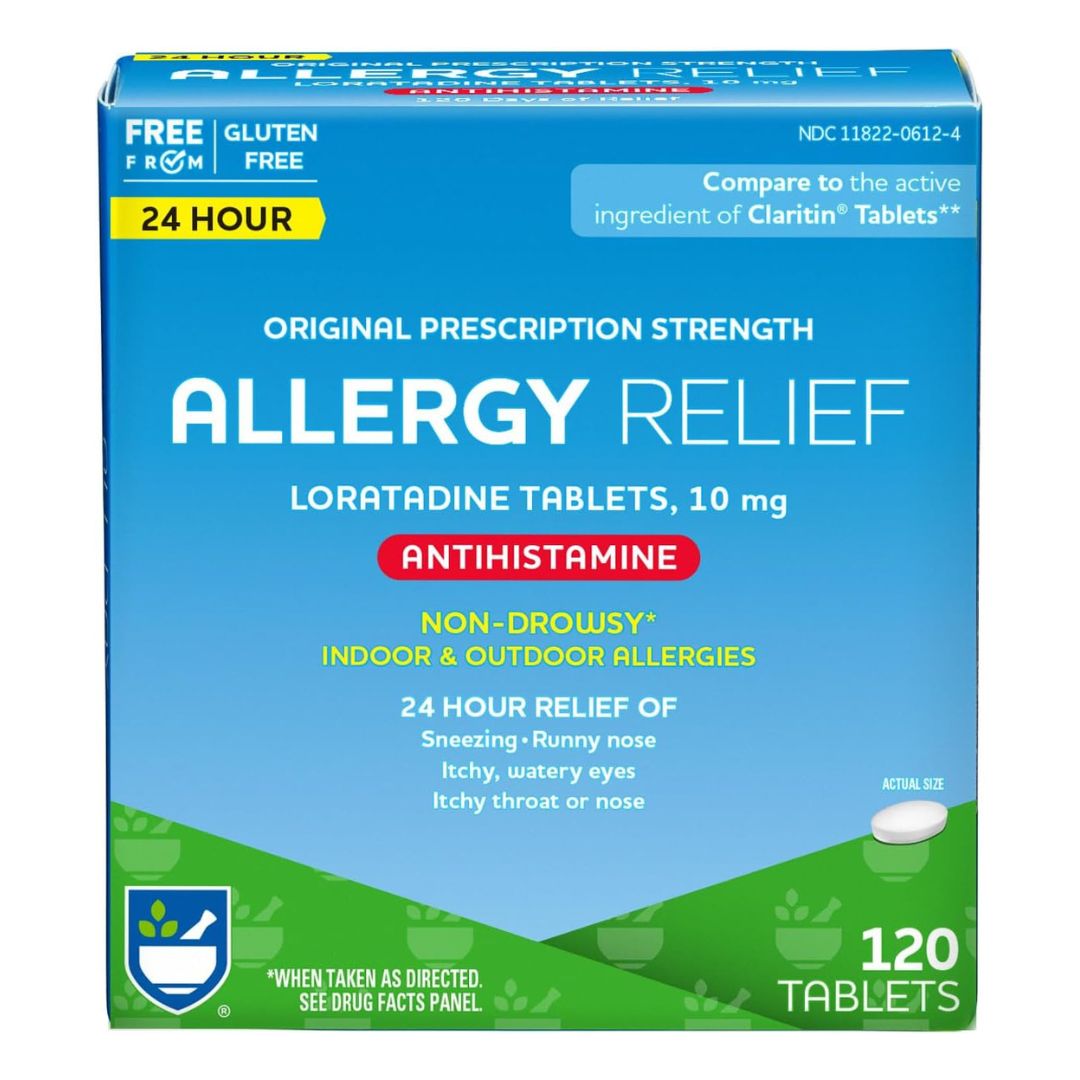Rite Aid 24 Hour Allergy Relief Tablets - 120 Count - Mik Zenon