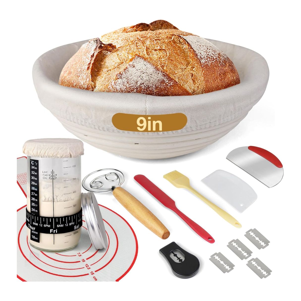 Sourdough Bread Starter Kit - Mik Zenon