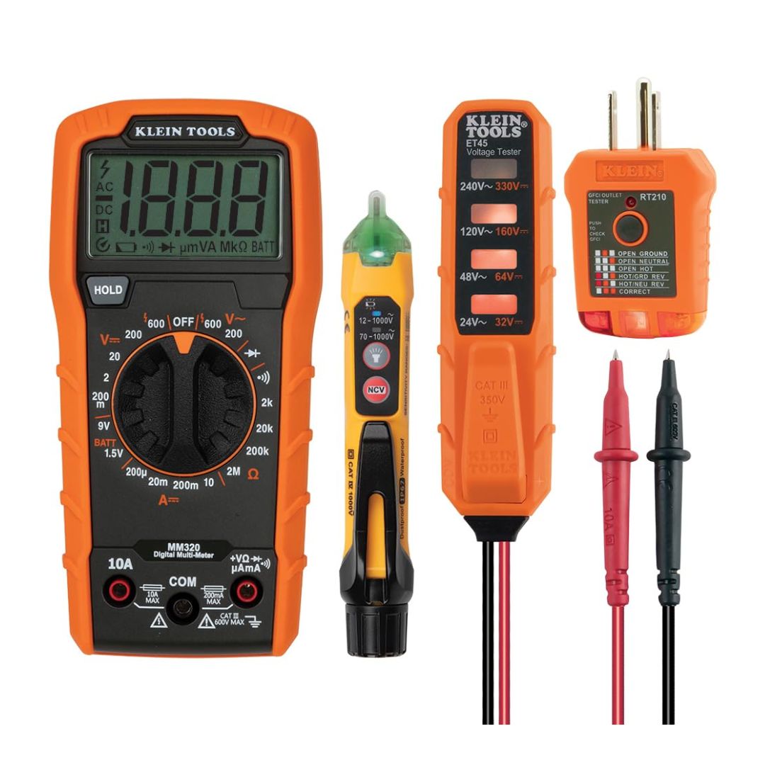 Klein Dmm Klein Tools Digital Multimeter Electrical Test Kit - Mik Zenon
