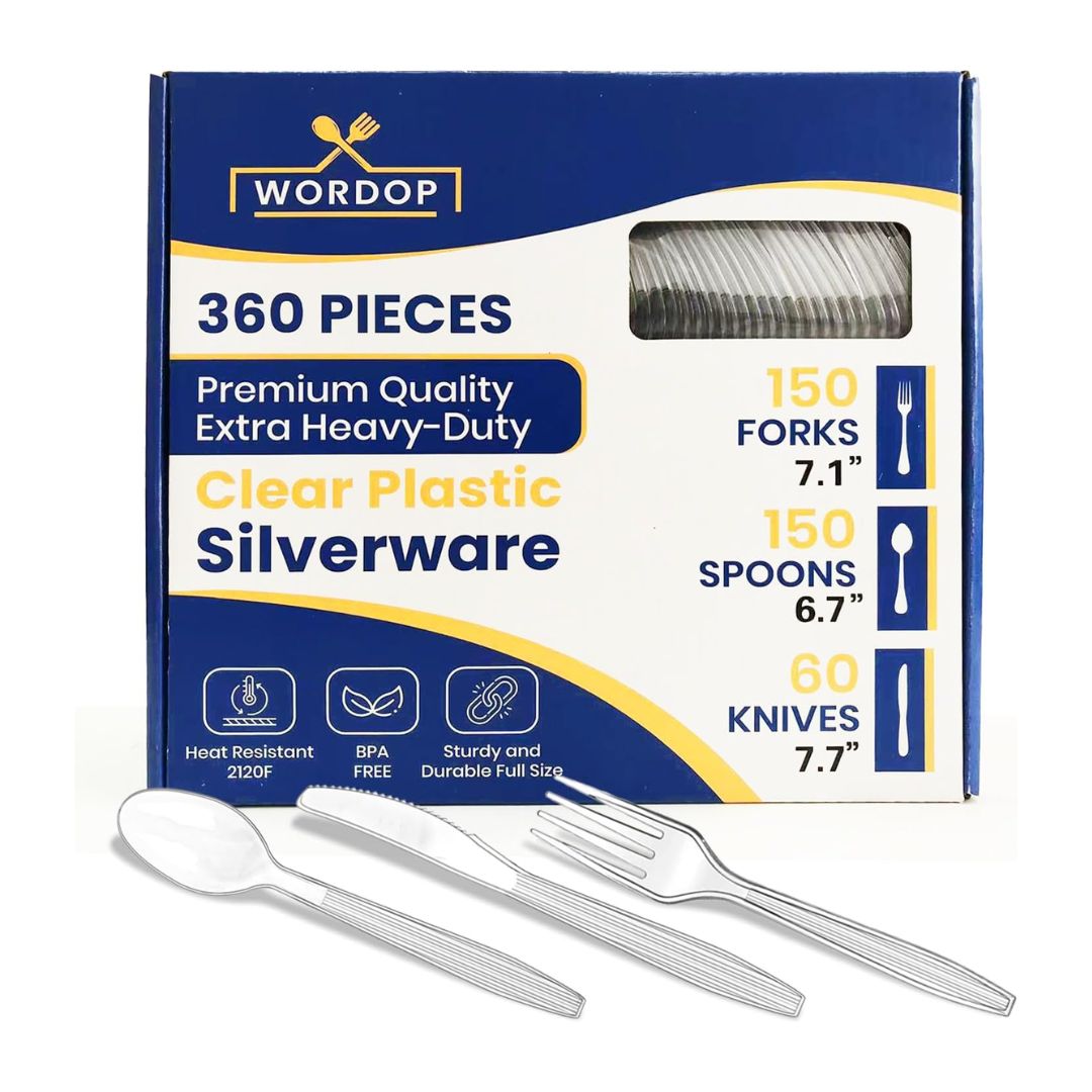 Heavy Duty Plastic Silverware 360ct - Mik Zenon