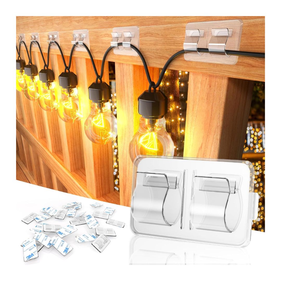 Outdoor String Light Clips (25 Pack) - Mik Zenon