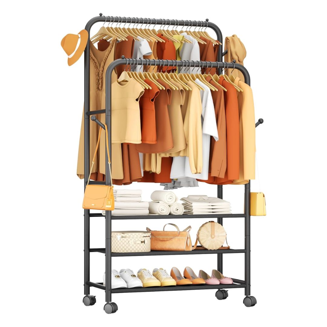 Portatable Garment Rack Portable Rolling Garment Rack - Mik Zenon