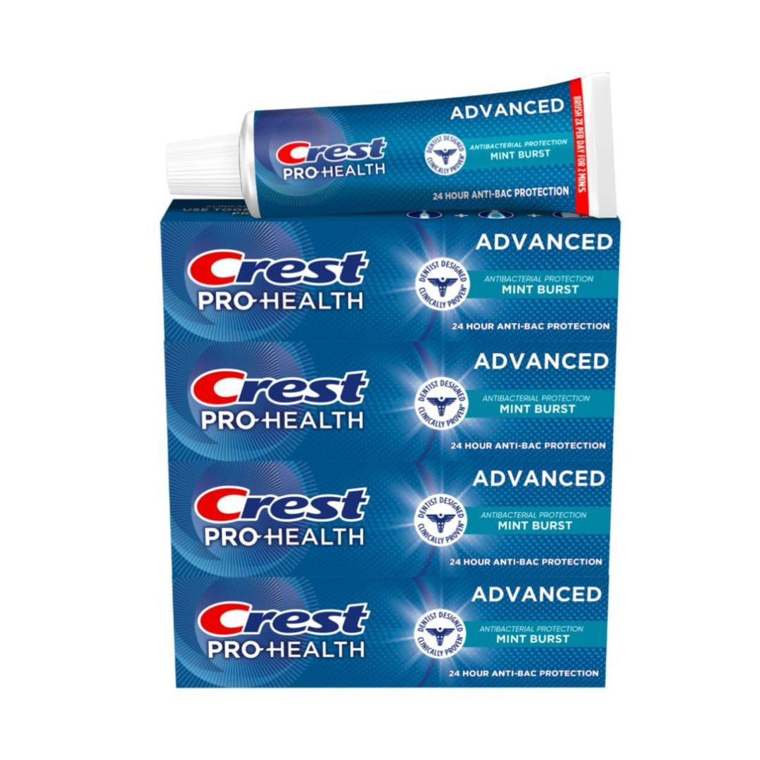 Crest Pro-Health Antibacterial Protection Toothpaste (4 Pack) - Mik Zenon