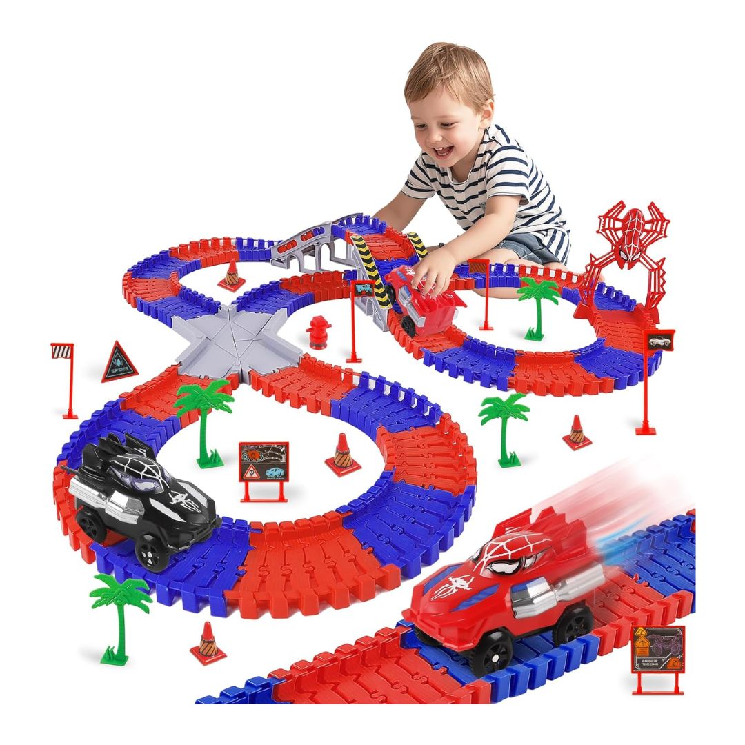 Spider Racing Spider Race Car Track Set (212 PCS) - Mik Zenon