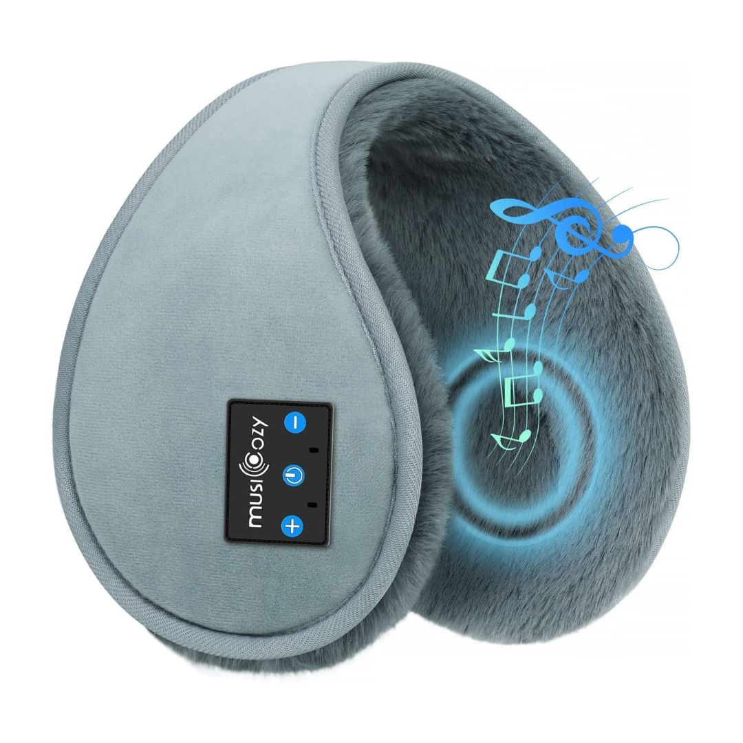 musicozy mesh Slaapmasker Hoofdtelefoon-Grijs