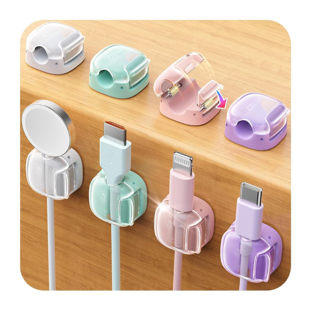 Untitled Clips Cord Holder Cable Clips (8 Pack) - Mik Zenon