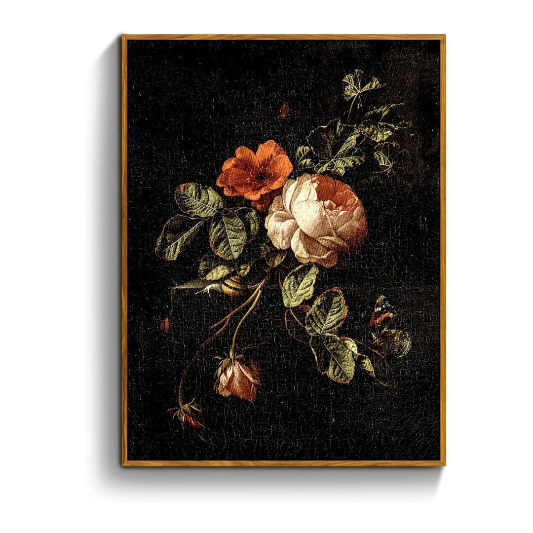 Vintage Botanical Floral Wall Art - Mik Zenon