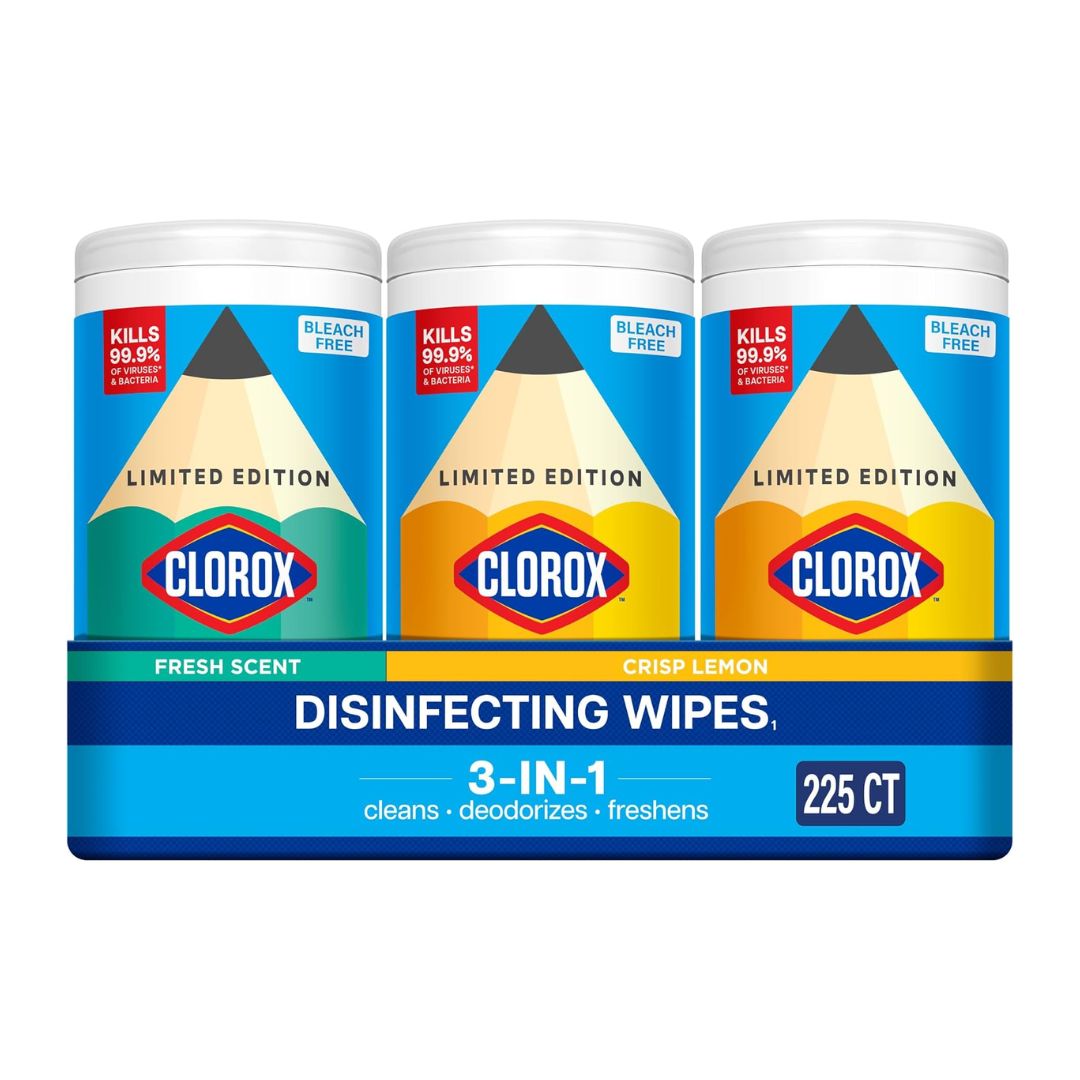 Clorox Disinfecting Wipes Variety (3 Pack) - Mik Zenon